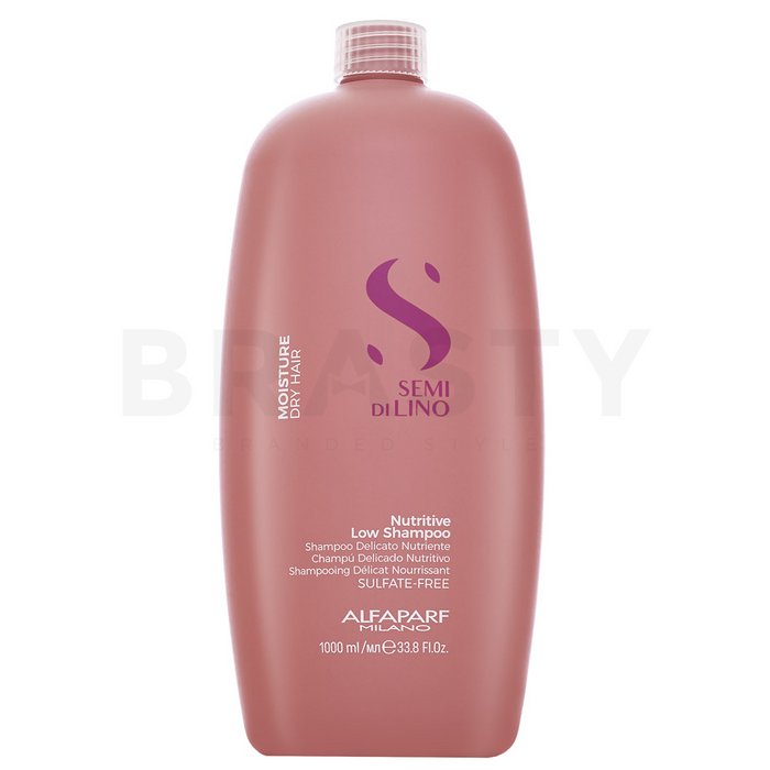 Alfaparf milano semi di lino moisture nutritive low shampoo șampon hrănitor pentru păr uscat 1000 ml