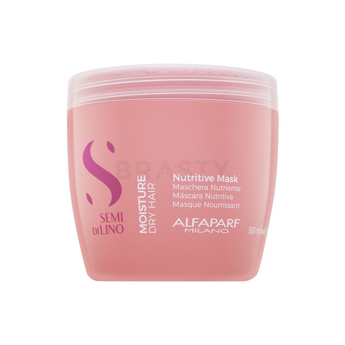 Alfaparf milano semi di lino moisture nutritive mask mască hrănitoare pentru păr uscat 500 ml