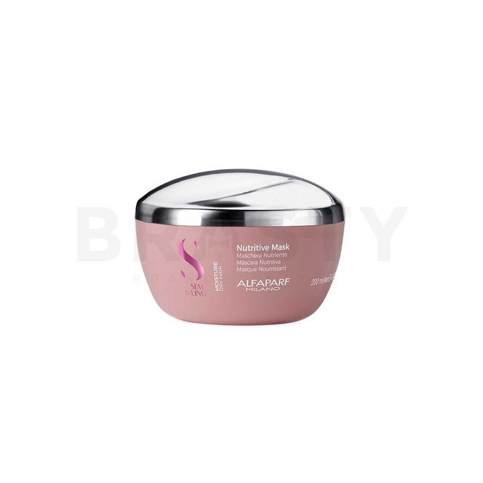 Alfaparf milano semi di lino moisture nutritive mask mască hrănitoare pentru păr uscat si deteriorat 200 ml