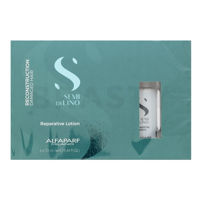 Alfaparf milano semi di lino reconstruction reparative lotion intretinere pentru intarire pentru păr uscat si deteriorat 6 x 13 ml