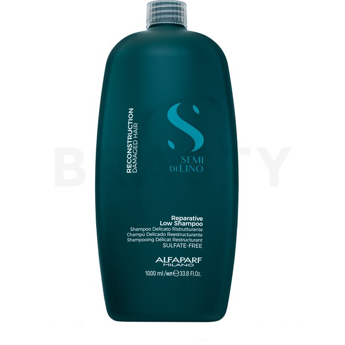 Alfaparf milano semi di lino reconstruction reparative low shampoo șampon hrănitor pentru păr deteriorat 1000 ml