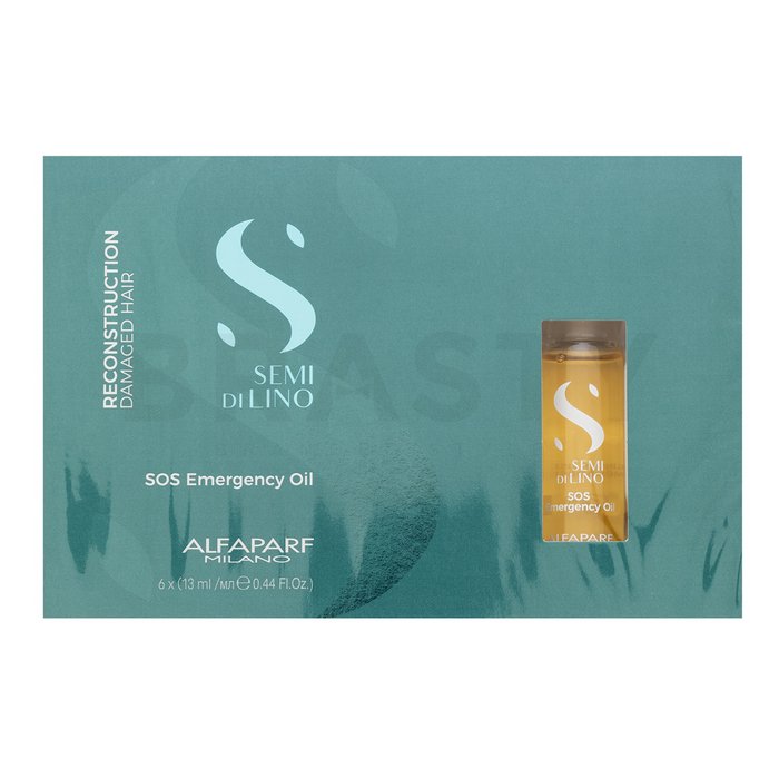Alfaparf milano semi di lino reconstruction sos emergency oil intretinere pentru intarire pentru păr uscat si deteriorat 6 x 13 ml