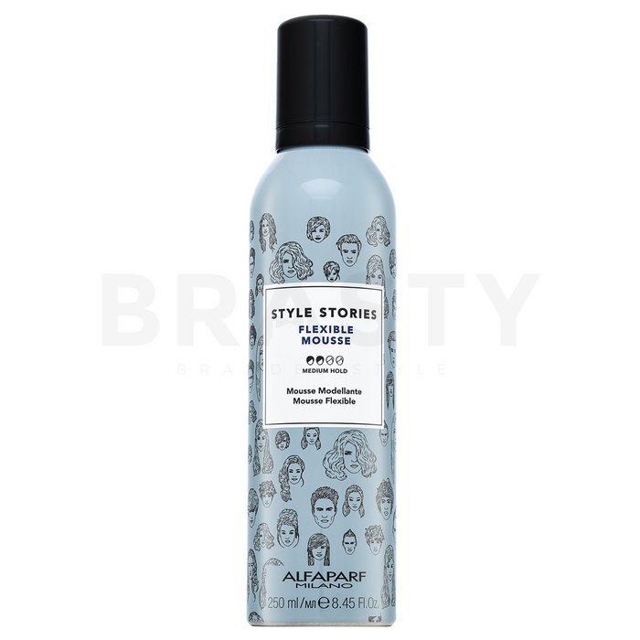 Alfaparf milano style stories flexible mousse spumă întăritoare pentru a defini si forma 250 ml
