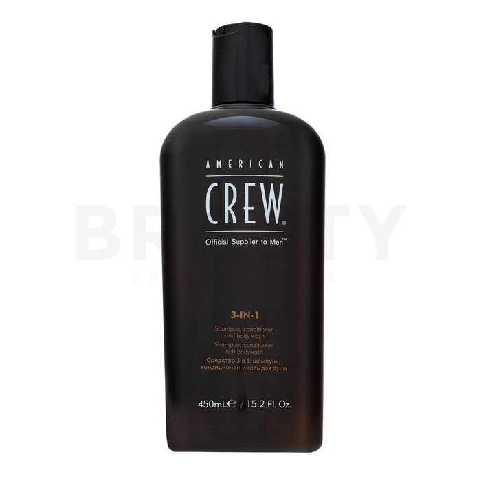 American Crew 3-in-1 șampon, balsam și un gel de duș pentru folosirea zilnică 450 ml American Crew imagine noua