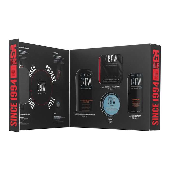 American crew 4-in-1 strong hold grooming kit set pentru bărbati