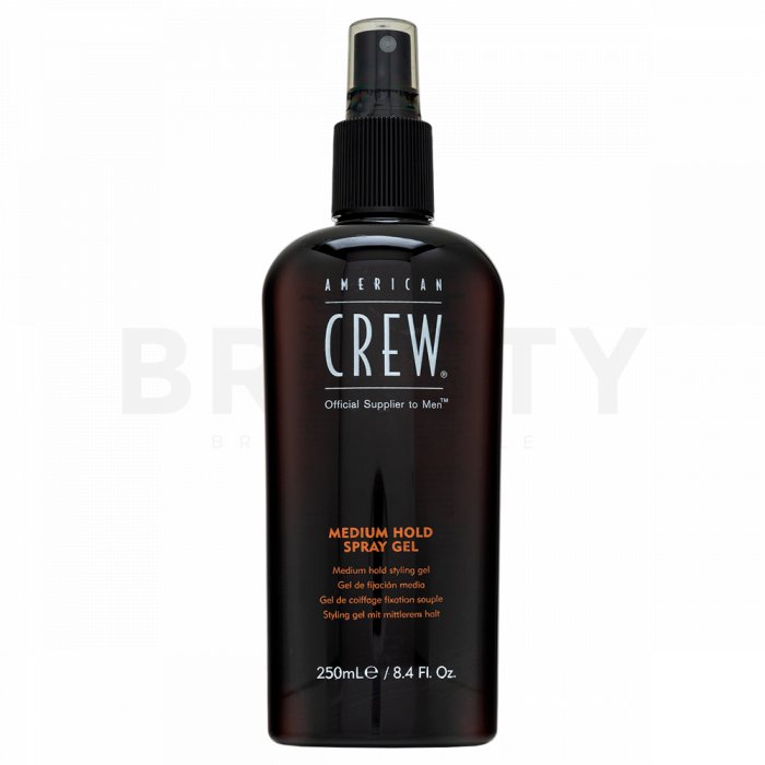American crew medium hold spray gel gel in spray pentru fixare medie 250 ml