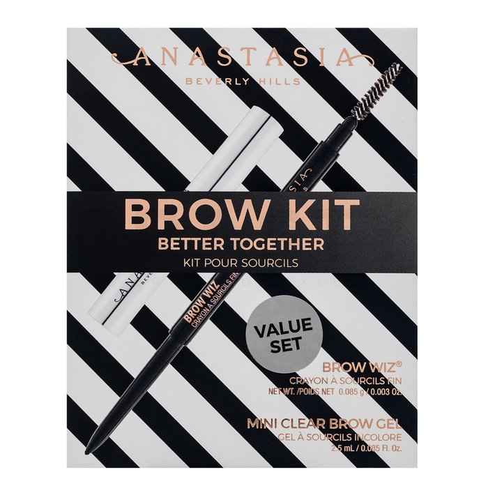 Anastasia beverly hills better together brow kit dark brown set pentru aranjarea sprâncenelor