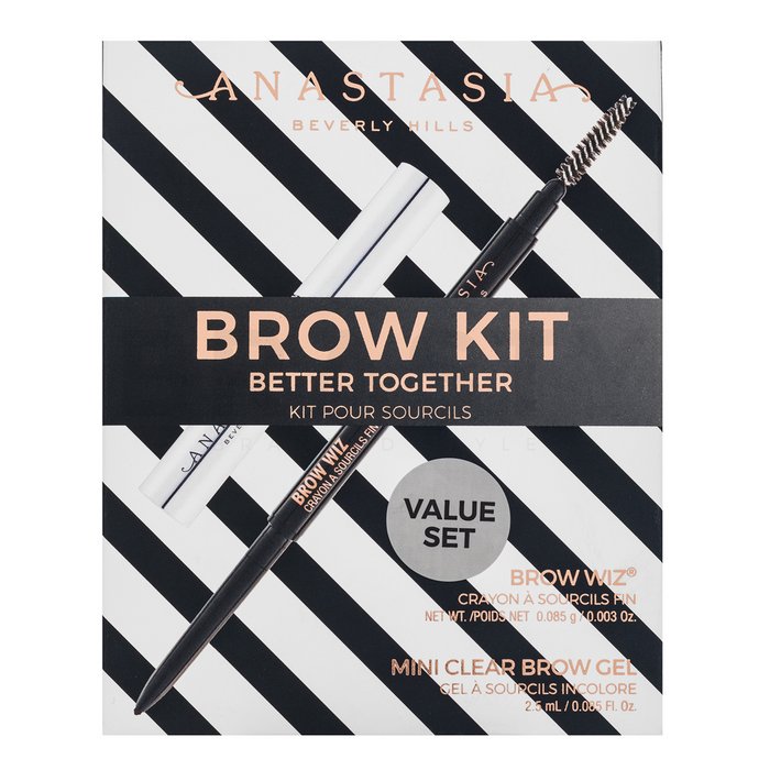 Anastasia beverly hills better together brow kit soft brown set pentru aranjarea sprâncenelor
