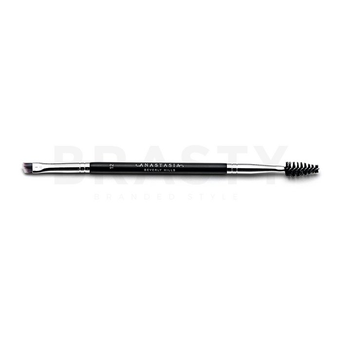 Anastasia Beverly Hills Dual Ended Firm Detail Brush - 12 perie curbata pentru sprancene