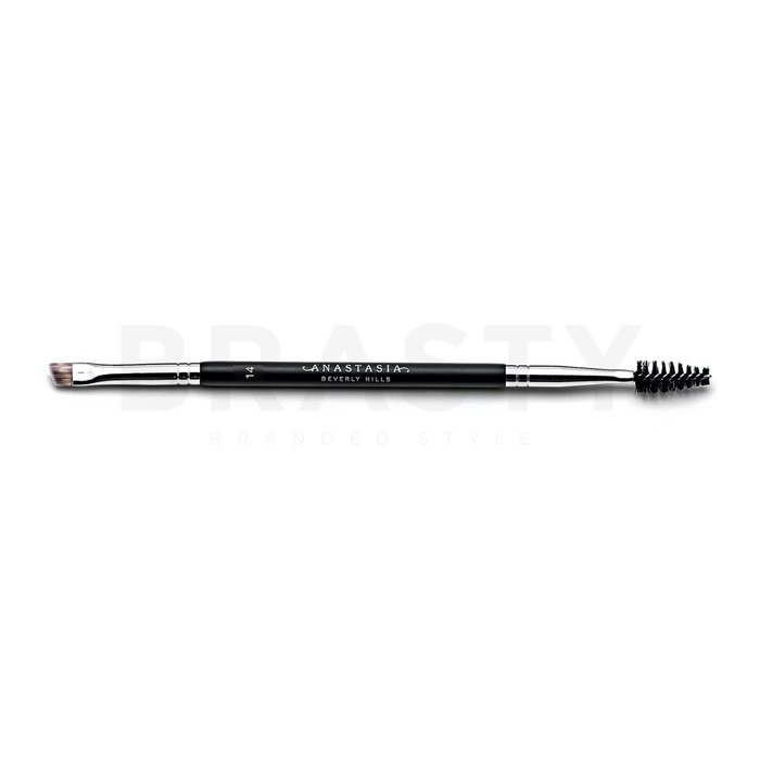 Anastasia Beverly Hills Dual Ended Firm Detail Brush - 14 perie curbata pentru sprancene