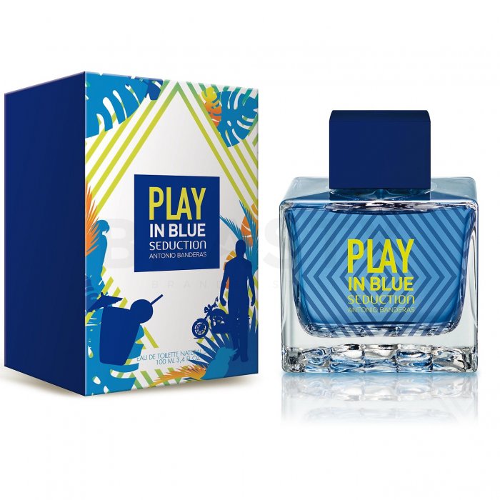 Antonio banderas play in blue seduction eau de toilette pentru bărbați 100 ml