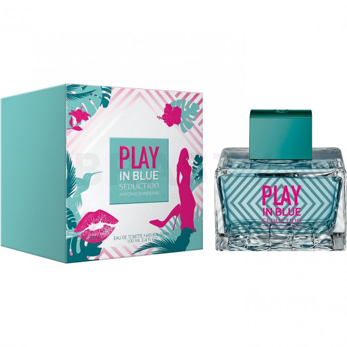 Antonio banderas play in blue seduction eau de toilette pentru femei 80 ml