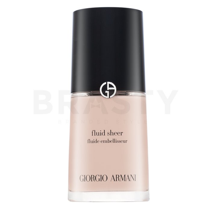 Armani (giorgio armani) fluid sheer 7 shimmering rose emulsii tonice și hidratante pentru o piele luminoasă și uniformă 30 ml