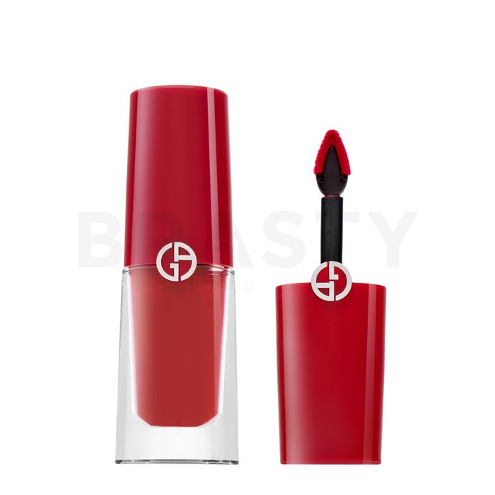 Armani (giorgio armani) lip magnet second skin intense matte color 401 ruj de buze lichid, de lunga durata cu efect matifiant 3,9 ml