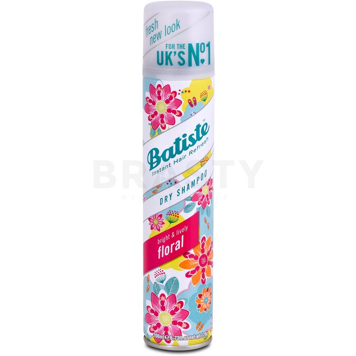 Batiste dry shampoo bright lively floral șampon uscat pentru toate tipurile de păr 200 ml