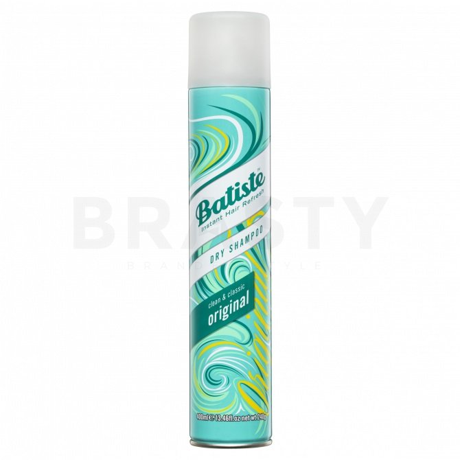 Batiste dry shampoo clean classic original șampon uscat pentru toate tipurile de păr 400 ml