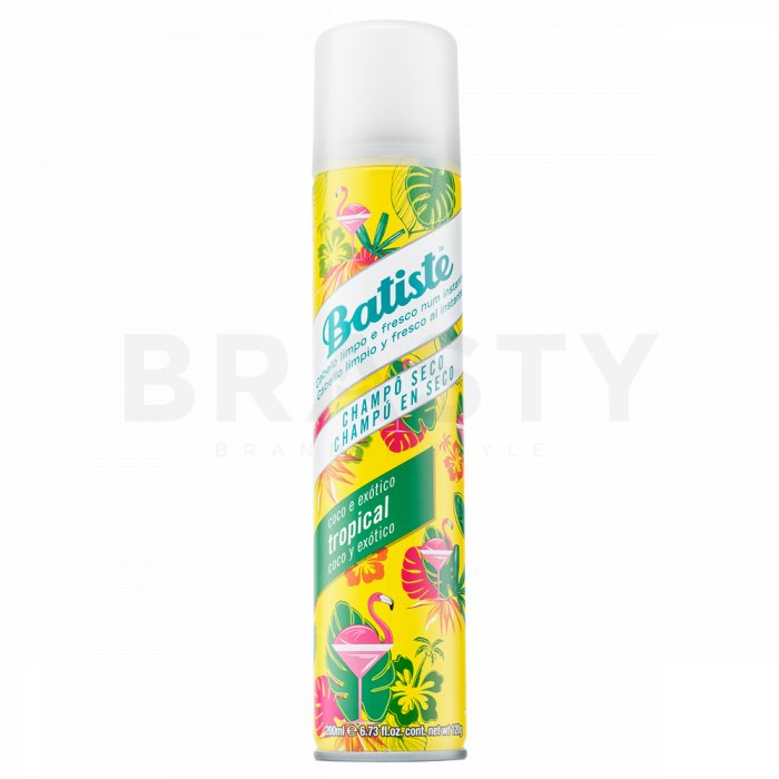 Batiste dry shampoo coconut exotic tropical șampon uscat pentru toate tipurile de păr 200 ml