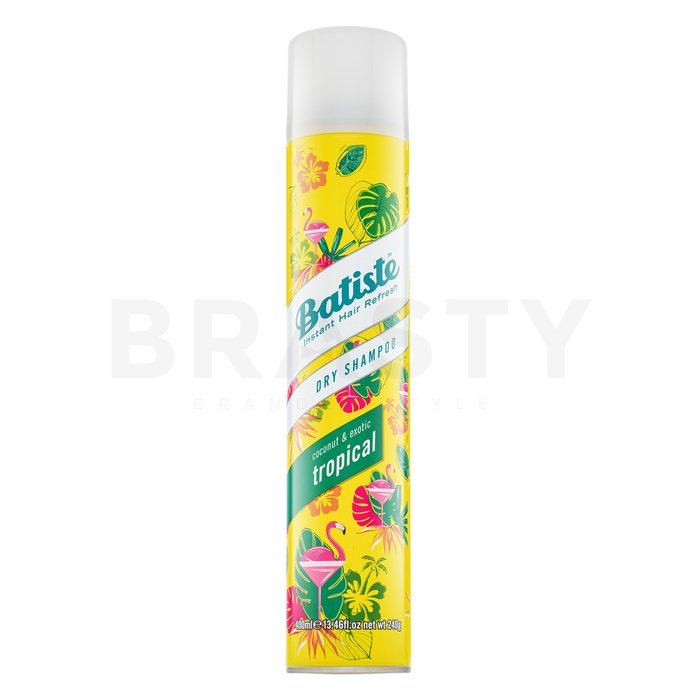 Batiste Dry Shampoo Coconut&Exotic Tropical șampon uscat pentru toate tipurile de păr 400 ml