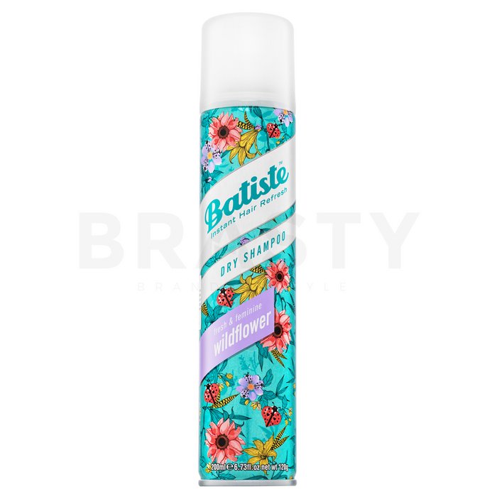 Batiste dry shampoo fresh feminine wildflower șampon uscat pentru toate tipurile de păr 200 ml
