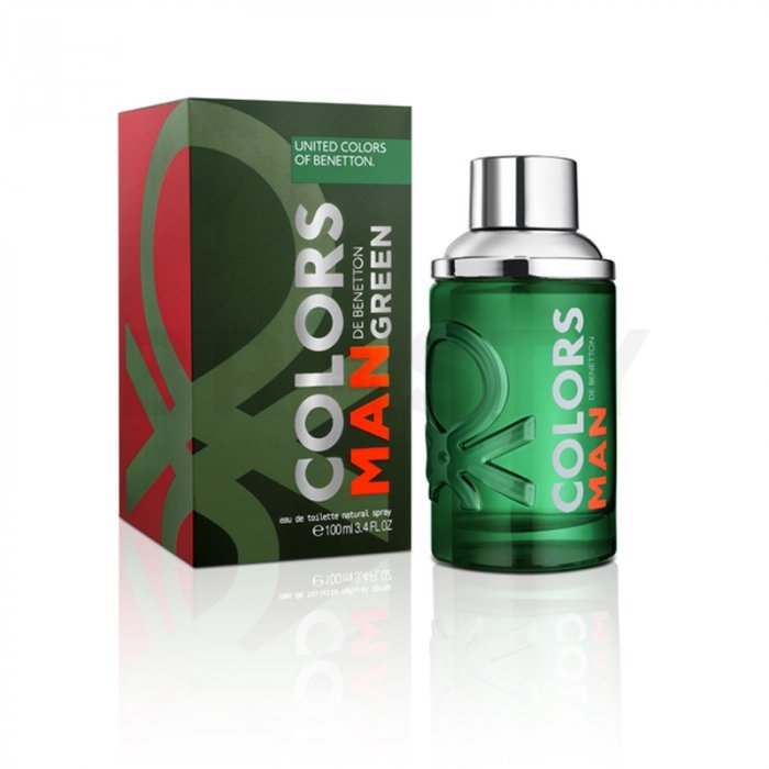 Benetton colors man green eau de toilette bărbați 100 ml