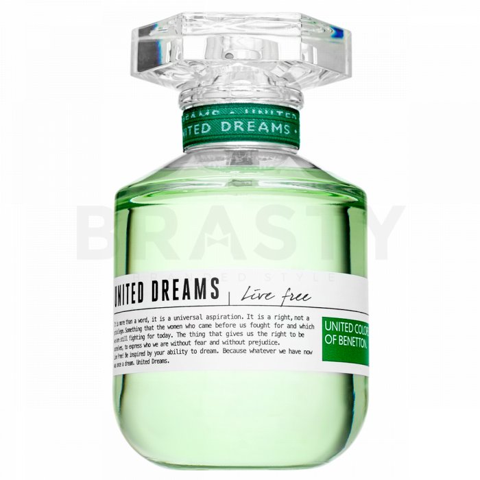 Benetton United Dreams Live Free Eau de Toilette pentru femei 80 ml