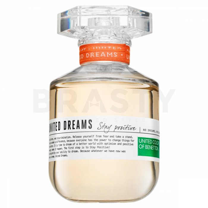 Benetton united dreams stay positive eau de toilette pentru femei 80 ml