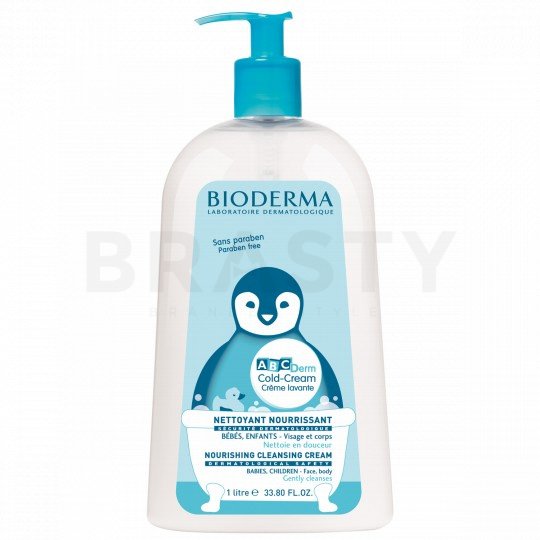 Bioderma abcderm cold-cream crème lavante cremă hrănitoare cu efect de protecție și curățare pentru copii 1000 ml