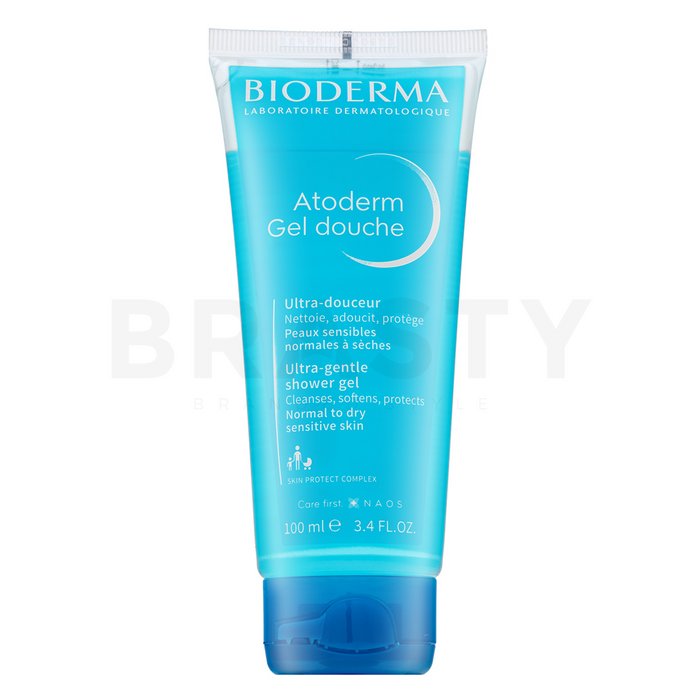 Bioderma atoderm gel douche gentle shower gel gel de curățare și hrănire pentru piele uscată și atopică 100 ml