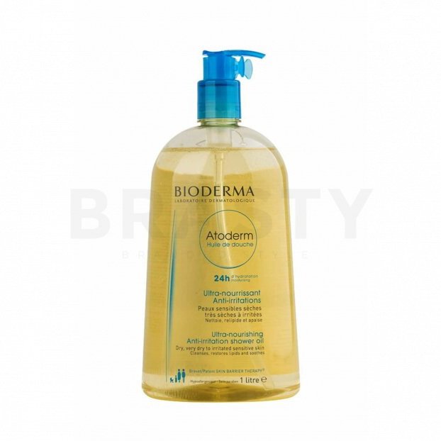 Bioderma atoderm huile de douche ulei spumă pentru curățare pentru piele uscată și atopică 1000 ml