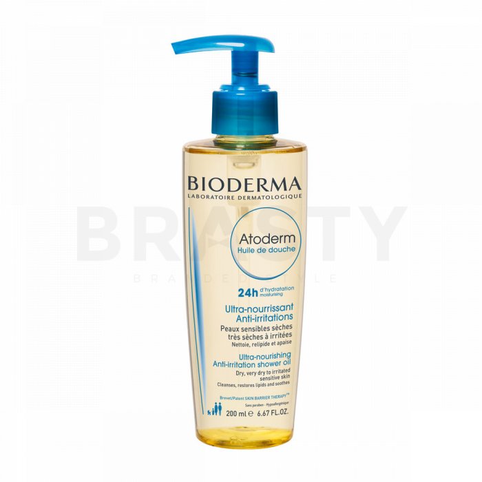 Bioderma atoderm huile de douche ulei spumă pentru curățare pentru piele uscată și atopică 200 ml