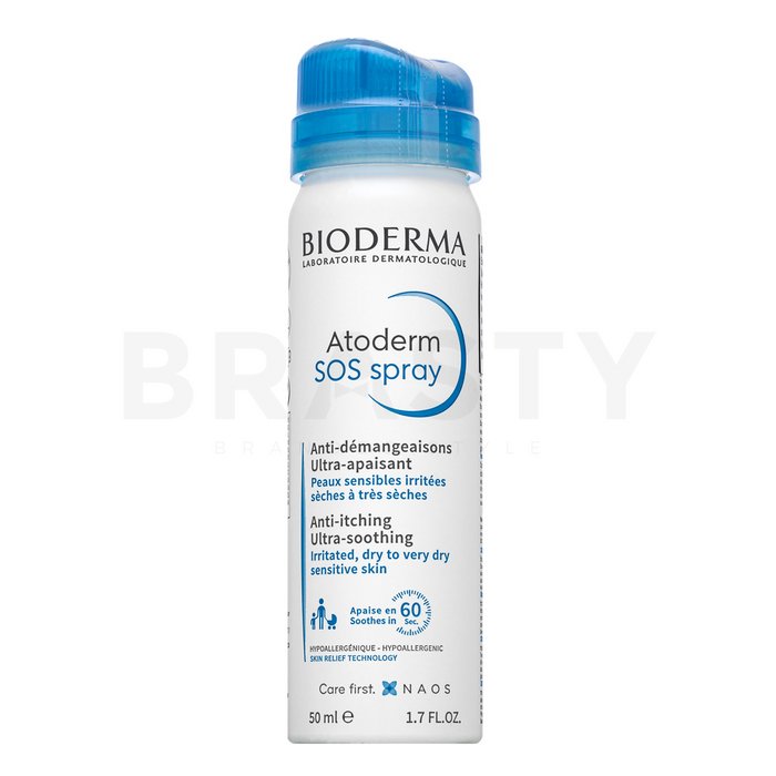 Bioderma atoderm sos spray spray revigorant pentru piele și regeneratoare 50 ml