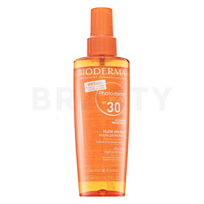 Bioderma photoderm bronz spf30 dry oil ulei de bronz pentru față și corp 200 ml