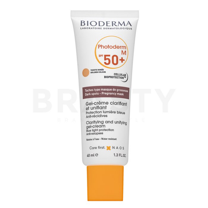 Bioderma photoderm m clarifying unifying cream-gel loțiune de protecție solară pentru piele sensibilă 40 ml
