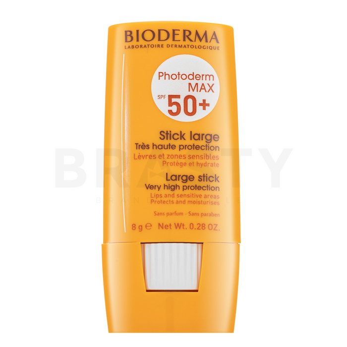 Bioderma photoderm max large stick spf50 lips and sensitives areas balsam protector pentru piele sensibilă 8 g