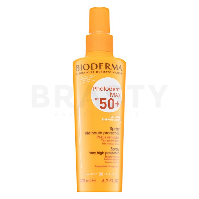 Bioderma photoderm max spf 50+ loțiune bronzantă spray pentru piele sensibilă 200 ml