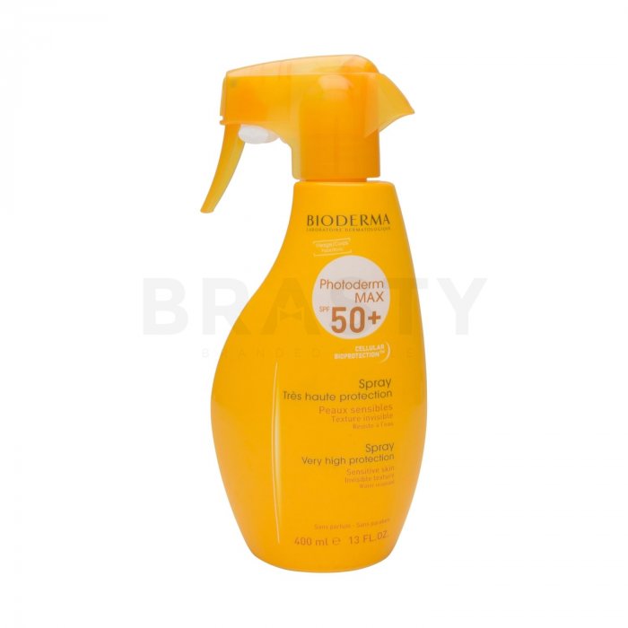 Bioderma photoderm max spf 50+ loțiune bronzantă spray pentru piele sensibilă 400 ml