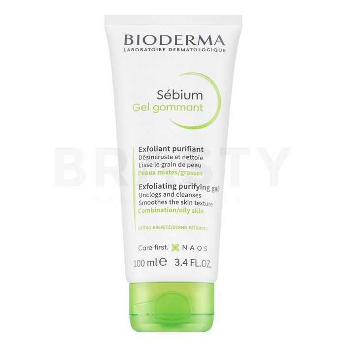 Bioderma Sebium Gel Gommant Exfoliating Purifying Gel gel de peeling pentru piele cu acnee 100 ml