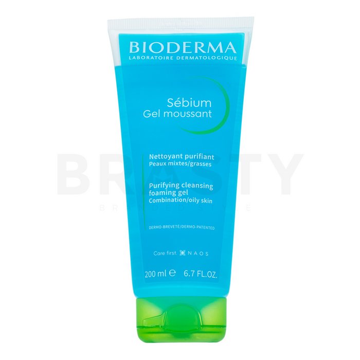 Bioderma sébium gel moussant purifying cleanising foaming gel de curățare pentru piele normală / combinată 200 ml