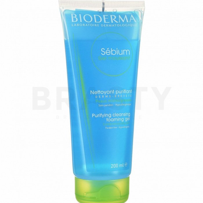 Bioderma sébium gel moussant purifying cleanising foaming gel de curățare pentru piele normală / combinată 200 ml