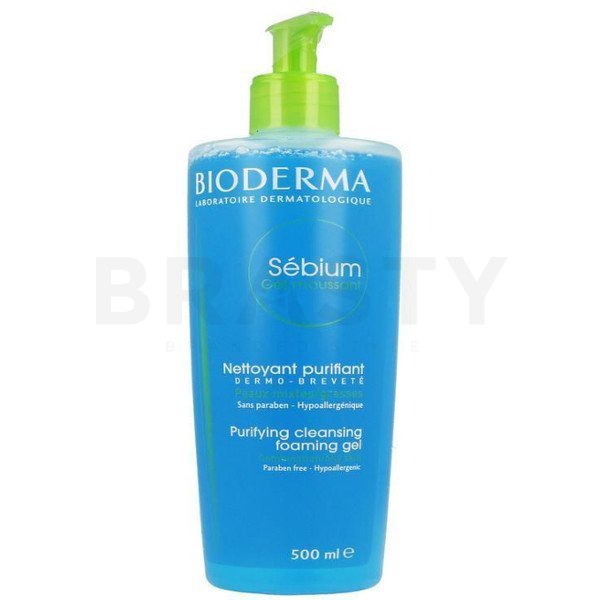 Bioderma sébium gel moussant purifying cleanising foaming gel de curățare pentru piele normală / combinată 500 ml