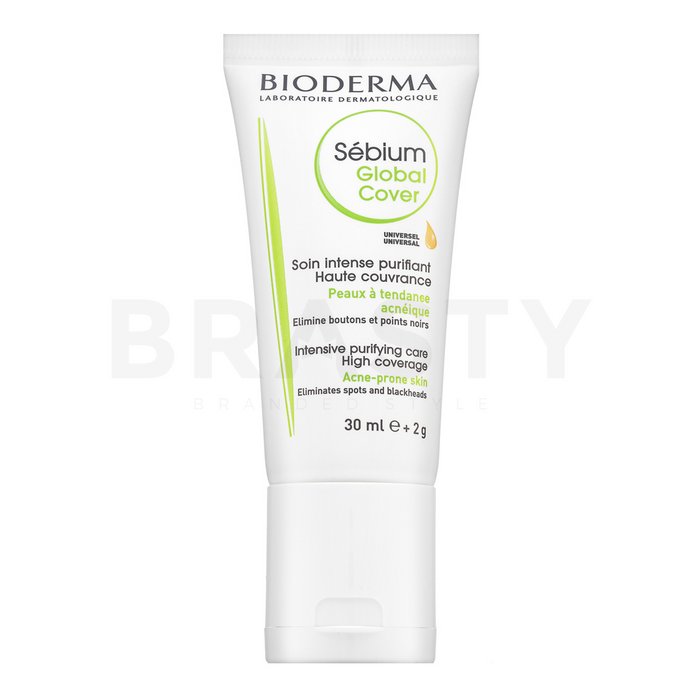 Bioderma sébium global cover emulsii tonice și hidratante pentru piele cu acnee 30 ml