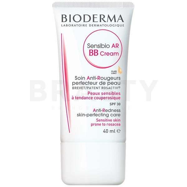 Bioderma sensibio ar bb cream anti-redness skin-perfecting care claire light cremă bb împotriva roșeții 40 ml