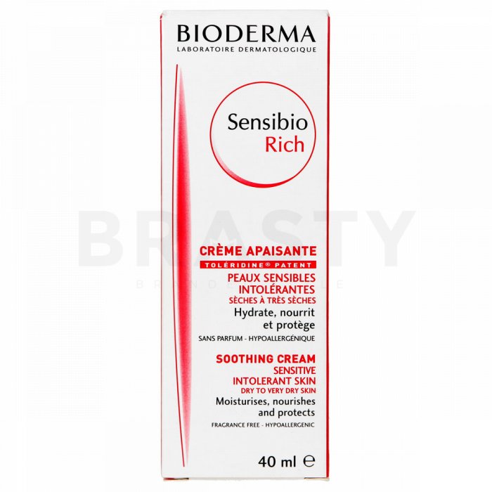 Bioderma sensibio rich shooting cream loțiune calmantă cu efect de hidratare 40 ml