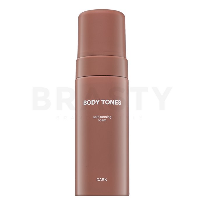 Body tones self-tanning foam - dark spuma autobronzanta pentru o piele luminoasă și uniformă 160 ml