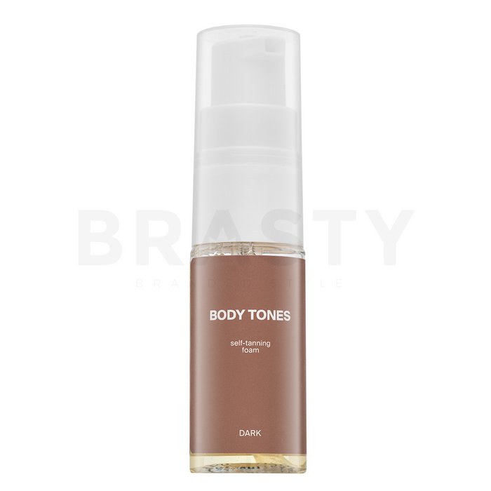 Body tones self-tanning foam - dark spuma autobronzanta pentru o piele luminoasă și uniformă 30 ml