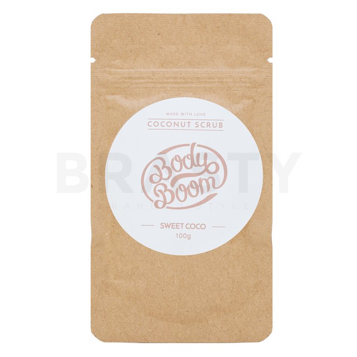 Bodyboom coconut scrub sweet coco exfoliant pentru toate tipurile de piele 100 g