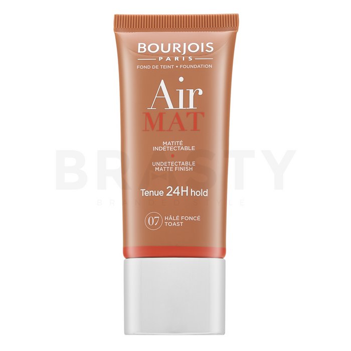 Bourjois Air Mat 24H Undetectable Matte Finish - 07 Tan Dark fond de ten lichid pentru efect mat 30 ml