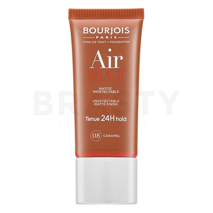 Bourjois Air Mat 24H Undetectable Matte Finish - 08 Caramel fond de ten lichid pentru efect mat 30 ml