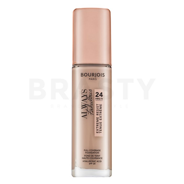 Bourjois always fabulous 24hrs extreme resist foundation - 100 rose ivory fond de ten lichid pentru uniformizarea culorii tenului 30 ml
