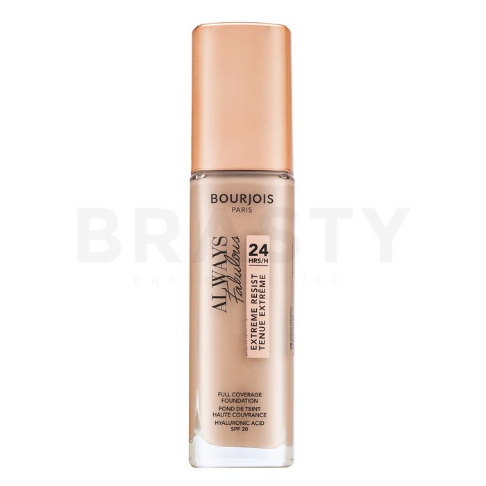 Bourjois always fabulous 24hrs extreme resist foundation - 110 light vanilla fond de ten lichid pentru uniformizarea culorii tenului 30 ml